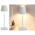 Valge puutetundlik juhtmeta LED-öölamp kolme valgusvärvi ja hämardamisega, 38 cm