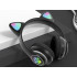 Juhtmevabad Bluetooth-kõrvaklapid kassikõrvade ja LED-valgustusega, FM-raadio, MP3
