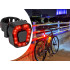 Tagumine jalgrattatuli, USB-laetav, punase valgusega, 14 LED-i