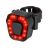 Tagumine jalgrattatuli, USB-laetav, punase valgusega, 14 LED-i
