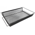 Metallist ratastel riiulkäru vannituppa ja kööki, 3 riiuliga, 64 × 44 × 27 cm