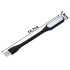 Painduv silikoonist USB-lamp arvutile ja sülearvutile, 6 LED-i, must, 16,7 × 1,8 cm