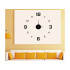 3D kleebitav vaikne seinakell, must, XXL – 130 cm