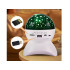Tähistaeva projektor-öölamp Bluetooth-kõlari ja USB-ühendusega, 11cm x 13cm