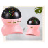 Täheprojektor-öölamp Bluetooth-kõlari ja USB-ga, roosa, 11 × 13 cm