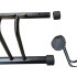 Jalgrattahoidik kolmele jalgrattale, must, 106,5 × 32,5 × 22,5 cm