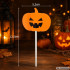 Halloweeni kõrvitsamotiiviga toidutikud, 5 tk, 12,5 × 5,3 cm