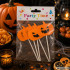 Halloweeni kõrvitsamotiiviga toidutikud, 5 tk, 12,5 × 5,3 cm