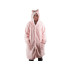 Soe paks pleedpusa, oversized, 2-in-1, kohev ja kapuutsiga, XL