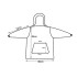 Soe kapuutsiga pleedpusa, pehme ja paks, oversize, 2-in-1, XXL