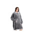 Soe kapuutsiga pleedpusa, pehme ja paks, oversize, 2-in-1, XXL