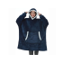 Soe tumesinine kapuutsiga pleedpusa, oversize, pehme paks teddyvooder, 2-in-1, XXL