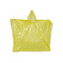 Kollane taskusse mahtuv vihmakeep-pontšo, suurus 130cm x 125cm