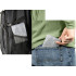 Kollane taskusse mahtuv vihmakeep-pontšo, suurus 130cm x 125cm