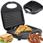 Võileivagrill panini, võileibade ja tortillade valmistamiseks, mittenakkuva kattega, 750 W