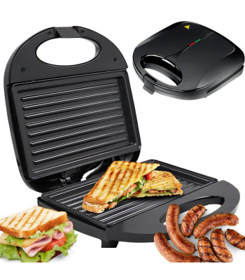 Võileivagrill panini, võileibade ja tortillade valmistamiseks, mittenakkuva kattega, 750 W