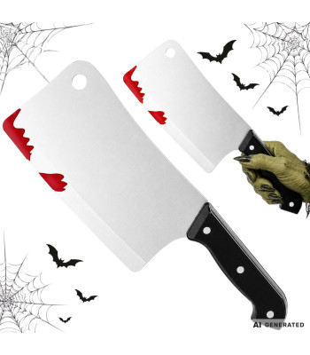 Veriste dekoratiivne Halloween’i lihunikukirves kostüümi ja cosplay jaoks, 30 cm
