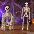 Halloweeni rippuv luukere liigutatavate jäsemetega, 40 cm