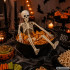 Halloweeni rippuv luukere liigutatavate jäsemetega, 40 cm