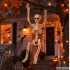 Halloweeni rippuv luukere liigutatavate jäsemetega, 40 cm
