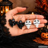 Halloween-rippuvad kõrvarõngad kõrvitsa, kummituse, kolju ja silmade motiividega, 4,5–6 cm
