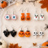 Halloween-rippuvad kõrvarõngad kõrvitsa, kummituse, kolju ja silmade motiividega, 4,5–6 cm