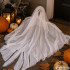 Rippuv Halloweeni kummituskaunistus, mustvalge, 65 × 60 cm