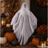 Rippuv Halloweeni kummituskaunistus, mustvalge, 65 × 60 cm