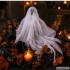 Rippuv Halloweeni kummituskaunistus, mustvalge, 65 × 60 cm