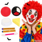 Klounimeigikomplekt punase ninaga Halloweeniks ja cosplayks