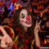 Klounimeigikomplekt punase ninaga Halloweeniks ja cosplayks