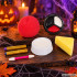 Klounimeigikomplekt punase ninaga Halloweeniks ja cosplayks