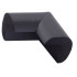 Vahtplastist mööblinurgakaitsmed, mustad, isekleepuvad, 4 tk – 55mm x 55mm x 35mm