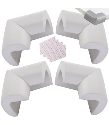 Vahtmaterjalist mööblinurgakaitsmed, hall, 4 tk, 55mm x 55mm x 35mm