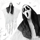 Rippuv Halloweeni kummituskaunistus maskiga, 90 × 50 cm