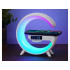 RGB LED-lamp juhtmevaba laadimise, Bluetooth-kõlari, äratuskella ja raadioga