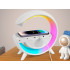 RGB LED-lamp juhtmevaba laadimise, Bluetooth-kõlari, äratuskella ja raadioga