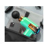 Mini-massaažipüstol 4 vahetatava otsikuga, roheline, 30 W, 15 × 15 × 5,5 cm