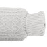 Kummist kuumaveepudel kampsunimustriga kattega, hall, 2 l, 34 × 19 cm