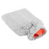 Kummist soojaveepudel eemaldatava kampsunkattega, hall, 2 l, 34 × 19 cm