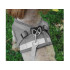 Pehmed helkurdetailidega traksid koerale, kassile ja küülikule, hall, XS