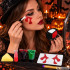 Halloweeni vampiirimeigi komplekt näole