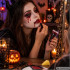 Halloweeni vampiirimeigi komplekt näole