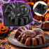 Silikoonist ämblikukujuline küpsetusvorm Halloweeniks, must, 18 × 18 × 6 cm