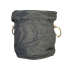 Mänguasjade hoiukorv ehitusklotsidele mängumati, kaane ja sangadega, hall, 28 cm, Ø 32 cm