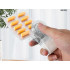 Tablettide blisterpakendist väljutaja, must-valge, 8 × 4 cm