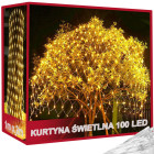 LED-valgusvõrk, 100 LED-i, soe valge, välitingimustesse, 1x2m