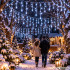 Jääpurikakujuline LED-valguskardin, külm valge, 500 LED, 20m