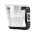 Digitaalne köögikaal mõõdutopsiga, LCD-ekraaniga, 1 kg / 1 g