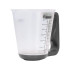 Digitaalne köögikaal mõõdutopsiga, LCD-ekraaniga, 1 kg / 1 g